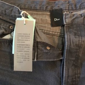 βSOLDβ NWT DIOR gray menβs jeans size 34